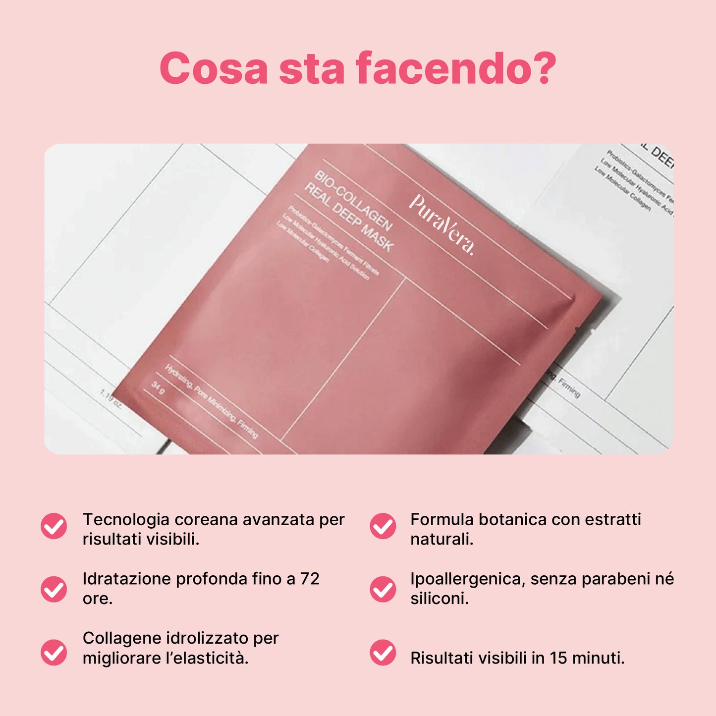 Maschera al Bio-Collagene PuraVera™